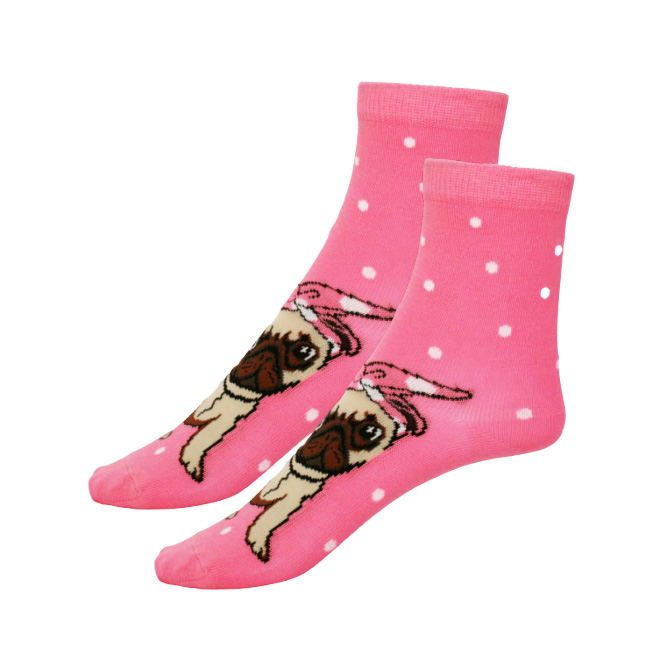 Çorapa për fëmijë – të pembe me pika