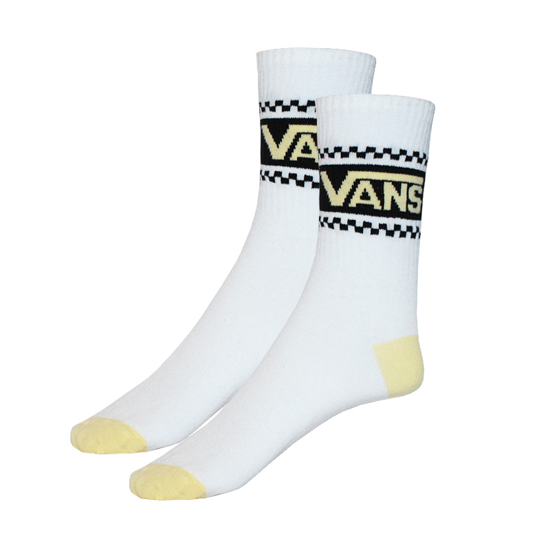 Çorapa Unisex – Vans bardhë e verdhë