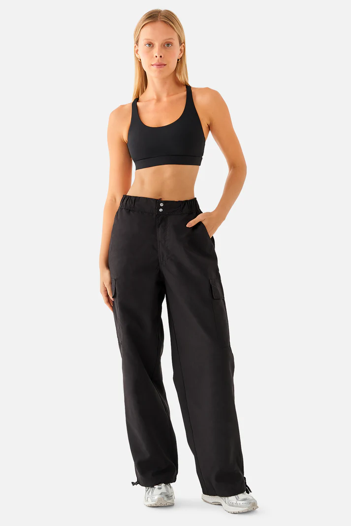 Emma Voyager Wide-Leg Trousers Black