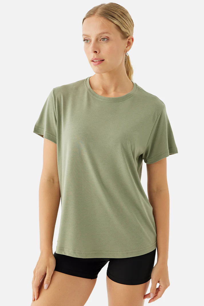 Sophia Light Weight T-Shirt Khaki