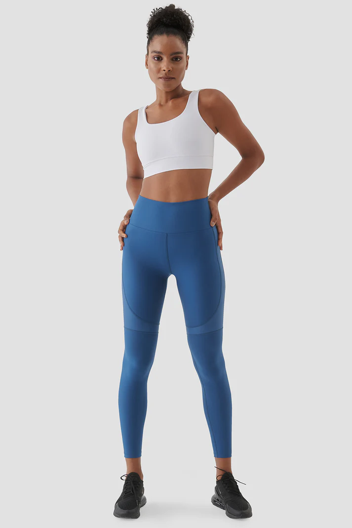 Yvonne Bright Line Sports Tights Petrol